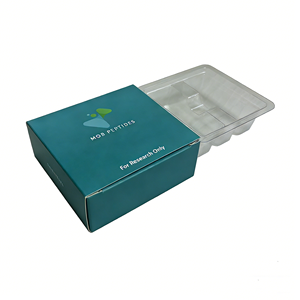 定制全息效果瓶盒粉末标签肽3ml 10ml瓶标签和盒子用于肽盒2瓶装 - Product Image 1