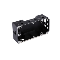 Pièces de caméra usinées CNC sur mesure, anodisées naturellement, en aluminium AL6061, usinage par tournage, sablage, surfaces lisses en aluminium CNC