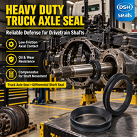 Joint d'étanchéité en caoutchouc en forme de V pour camions lourds, joint d'étanchéité axial rotatif pour moyeu de roue, essieu et transmission