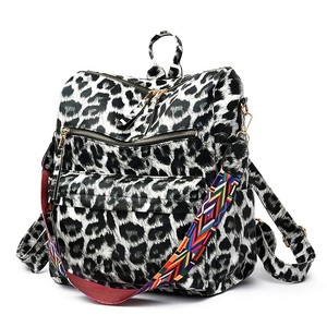 Sac à dos pour ordinateur portable quotidien en cuir PU personnalisé, imperméable, de luxe, pour femmes - Product Image 6