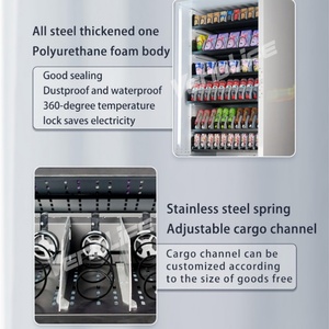 Petite boisson gazeuse froide eau minérale boisson énergisante molle distributeur automatique de yaourt glacé pour lecteur de carte de collations - Product Image 5