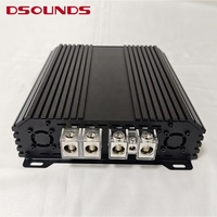 Amplificateur de voiture Update Panel 5000Wrms avec écran numérique et télécommande, amplificateur de voiture mono bloc avec carte brésilienne