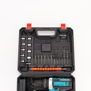 Taladro de iones de litio de 20 V con velocidad variable, taladro percutor inalámbrico portátil con batería para uso doméstico - Product Image 3