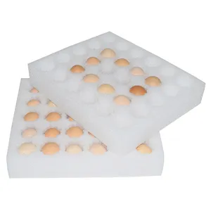 Packaging EPE foam die cut egg shaped packaging