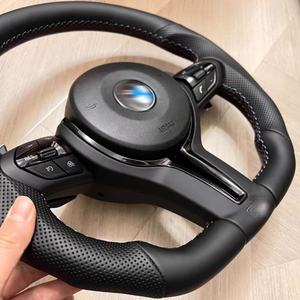 Volante in Pelle Personalizzato per BMW Serie 3 e Serie 5 Compatibile con i Modelli F30 F10 F15 F36 F01 F20 F25 G01 G11 <span class=keywords><strong>G20</strong></span> <span class=keywords><strong>G30</strong></span> - Product Image 5