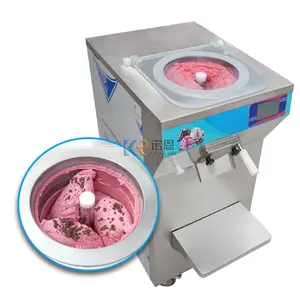 Máquina italiana de grado alimenticio para hacer helados duros, acero inoxidable, Comercial