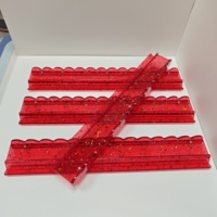 Règle de Mahjong en Acrylique Édition Limitée Noël Scintillant - Conception Pliable Écologique pour 4 Joueurs - En Stock & Expédition Rapide
