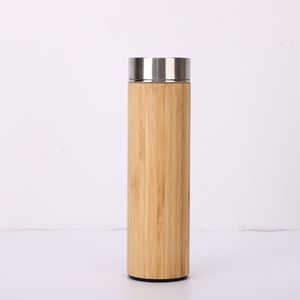 Borge tùy chỉnh thông minh uống trà Infuser nhiệt nước tre chai phích Flask với LED hiển thị nhiệt độ - Product Image 5