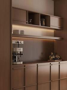 Custom Modular Space-Saving Modern Bone Line <b>Wood</b> <b>Cabinet</b> for Bedroom Living Room & Kitchen-Various Decoration Styles - Product Image 4