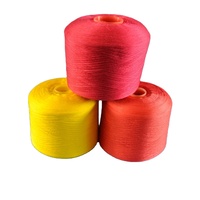 Factory Competitive Price High Strength Eco-Friendly 100% Polyester Core Spun Yarn Dyed for Socks Knitting Sewing High Tenacity