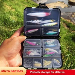 Caja Organizadora Portátil Mini de Plástico para Señuelos de Pesca, Accesorios para Señuelos de Lago y Río, Cucharas, Anzuelos y Accesorios para Uso en Exteriores - Product Image 2