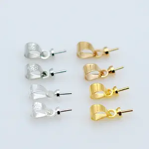 Wholesale 925 Sterling Silver Pendant Mountings For Pearl DIY Jewelry Making Supplies