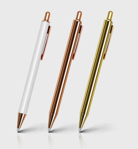 High Quality Full Golden Rose <b>Gold</b> Sports Hotel Ballpoint <b>Pen</b> Promotional Gift with Custom Logo Printed Wholesale Metal Ball <b>Pen</b> - Product Image 3