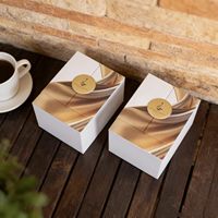 Boîte à cosmétiques en carton de luxe personnalisée avec flacon en verre vide de 50 ml et emballage cadeau magnétique sécurisé