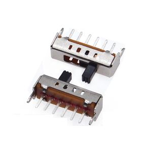 Interruptor de Palanca de 4 Posiciones SS-14D01, 6 Pines, Vertical Recto, 4.0mm de Altura, Interruptor Deslizante de Alimentación para Montaje en PCB - Product Image 3