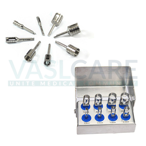 Forets dentaires pour trephinage osseux, outils chirurgicaux d'extraction osseuse pour implants dentaires, biopsies, greffes, certifiés CE Classe I Vaslcare - Product Image 4