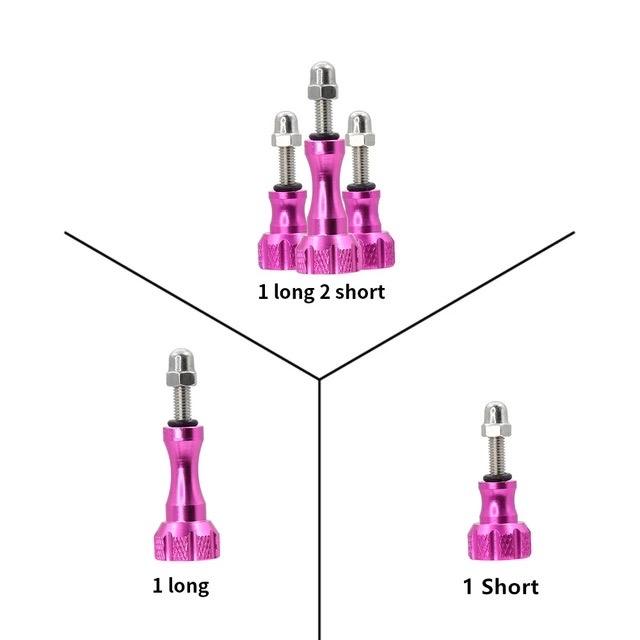 Hongdak Fast Shipping High Quality Aluminum Alloy Tripod Mount Cam Accessories Knob Bolt Screw for Go Pro Hero 6 5 4 3+/3/2