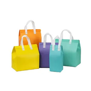 China Supplier High Quality Custom Large Insulated Non Woven Tote Grocery Shopping Bag Cooler Bag