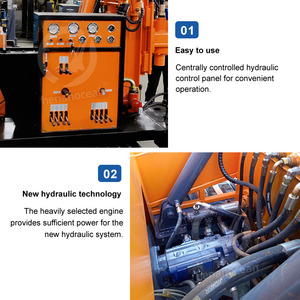OCEAN Mobile Dth Hammer Grand Dia <span class=keywords><strong>Artésien</strong></span> Well Drill Rig Bolehole Water Drill Machine - Product Image 3