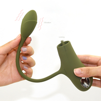 Vibrator für Frauen und Mädchen mit 10 Geschwindigkeiten, Klitoris-Stimulator, Zungen-Sauger, Stoß- und Leckfunktion, Dildo