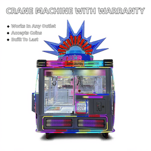 Máquina de grúas de juguete para niños, modelo Celebrador de <span class=keywords><strong>Internet</strong></span>, con figura metálica, dispensador de snacks, en inglés, con 1 año de garantía - Product Image 2