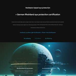 Monitor para Juegos de Alta Frecuencia de Actualización de 180Hz, 2K QHD IPS WLED, 1ms GTG DP, Luz Azul Baja, 99% SRGB, para Uso en Escritorio - Product Image 6