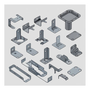 Stempel otomatis berongga baja struktural berbentuk Z aluminium kustom dengan menggambar mendalam dua bagian baja tahan karat - Product Image 1