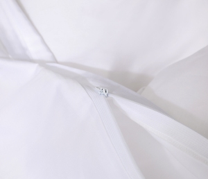 Juego de ropa de cama de hotel, juego de fundas de edredón 100% algodón, simple, fábrica profesional - Product Image 4