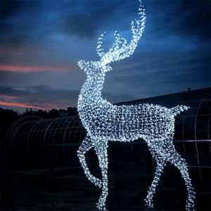 Lampe <span class=keywords><strong>de</strong></span> Noël 3D à grande échelle en plein air avec motif <span class=keywords><strong>de</strong></span> cerf, <span class=keywords><strong>décoration</strong></span> d'intérieur Ip65, pour paysage <span class=keywords><strong>de</strong></span> vacances - Product Image 5