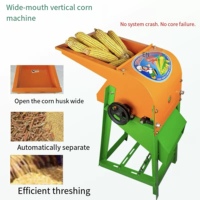 Vente directe d'usine Machine à décortiquer le maïs automatique Électrique et à essence Batteuse à maïs pour la transformation des aliments Pas besoin de peler