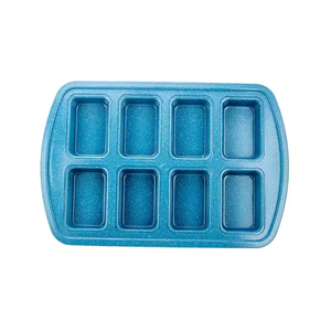 XINZE - Moldes Rectangulares para Muffins <span class=keywords><strong>de</strong></span> 6 Cavidades, Antiadherentes, Resistentes a la Oxidación, No Tóxicos, Color Personalizado, para Pastelería - Product Image 1