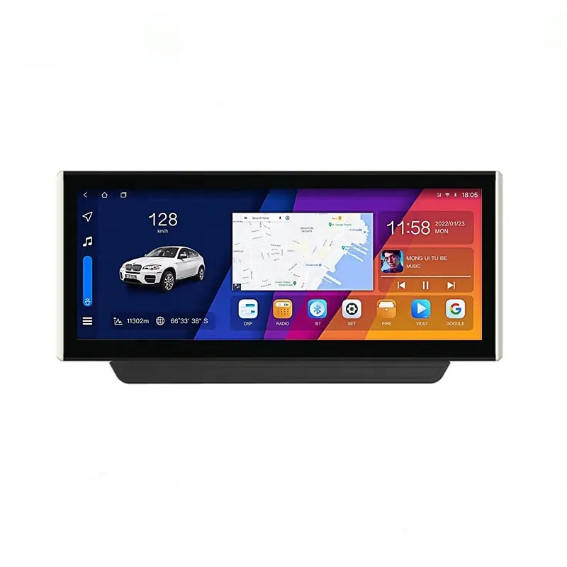 KunLin Android 12 12.3'' touch screen car radio player for Honda Crider 2018-2022 car multimedia stereo audio 4G sim carplay