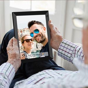 2025 Wifi Digital <b>Photo</b> <b>Frame</b> Portable Travel Plastic <b>Black</b> 10.1 Inch Touch Screen LCD Picture <b>Frame</b> and Video - Product Image 6