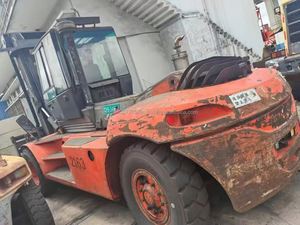 <b>Used</b> Linde 16 Ton Diesel Powered <b>Pallet</b> Truck 3m Lifting Height 4X4 Drive 1 Year Warranty Germany Seated Test & Video Inspection - Product Image 6