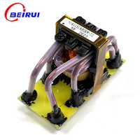 Transformateur haute fréquence personnalisé à noyau de ferrite en cuivre vertical, bobinage BR 2623, 68k-100kHz, bornes fixées en époxy BEIRUI