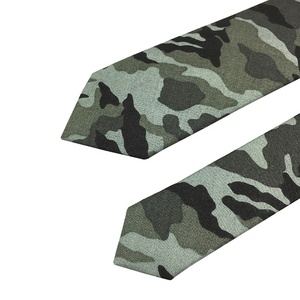 <span class=keywords><strong>Cravate</strong></span> de qualité chinoise en gros pour hommes Academy Hand Made Slim Skinny Cotton Camo Color Men Black <span class=keywords><strong>Camouflage</strong></span> Tie - Product Image 3