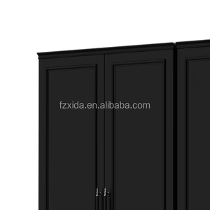 Modern Wooden Wardrobes Quarto Móveis com roupas Combinação Border <span class=keywords><strong>Closet</strong></span> Cabinet para Home Apartment Hotel Sala de estar