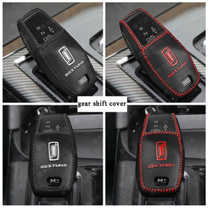 Leder-Schalthebelkopf-Polster Schaltknauf-Abdeckung für Bestune T55 2021 2022 2023 2024 2025 Auto-Tuning - Product Image 2