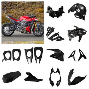 Kit de carénage de moto en fibre de carbone sèche 100% OEM 3K pour <span class=keywords><strong>Ducati</strong></span> Panigale V4 <span class=keywords><strong>Street</strong></span> <span class=keywords><strong>Fighter</strong></span> 2021-2025 Pièces en fibre de carbone - Product Image 3
