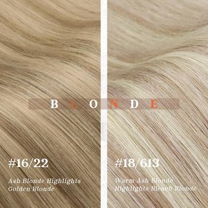 I Tip Extensions de cheveux Cheveux humains Blonde Ajouter Lustre Golden Blonde Highlight Blonde moyenne Mélanges naturels pré-collés - Product Image 4