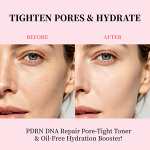 โทนเนอร์บำรุงผิวหน้า EKBER Vegan Pink Peptide ซ่อมแซมผิว พร้อมไนอะซินาไมด์ PDRN ช่วยเติมความชุ่มชื้น ปรับผิวกระจ่างใส และกระชับรูขุมขน - Product Image 5