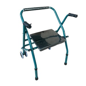 OEM Two-Wheeled <b>Walker</b> With Seat <b>For</b> Elderly And <b>Disabled</b> Mobility Aid Outdoor Use - Product Image 4