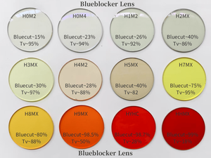 Lunettes anti-rayures CR39 bloquant la lumière bleue pour hommes et femmes avec monture intérieure OAR hypoallergénique, double pont métallique, pour le sommeil - Product Image 5