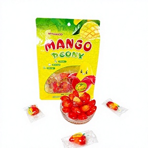 OEM ODM Factory 270g Peelable Red Mango Flavor Soft Chewy Gummy Candy Individually Wrapped Bag Sweet Fruit Snacks VITHAICO - Product Image 1
