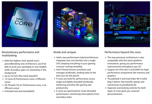 Procesador de escritorio de 150W, procesador original de W con 24 núcleos (8 núcleos P + 16 núcleos E) - Product Image 5