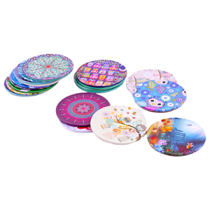 Custom Round Shape Metal <span class=keywords><strong>Mug</strong></span> Coaster Box Cerveja Promoções Pubs Restaurantes Presente Turista Lembranças Pretty Coaster <span class=keywords><strong>Tin</strong></span> Can - Product Image 4