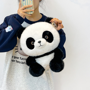 Peluche <span class=keywords><strong>Panda</strong></span> Gigante All'ingrosso, Bambola Animale Realistica Imbottita in Cotone PP, Compagna per Bambini, <span class=keywords><strong>Panda</strong></span> Seduto, Giocattolo di Peluche Dormiente - Product Image 6