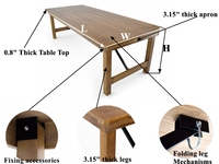 Table de ferme en bois de pin rustique avec banc et chaises