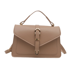 Bolso de Mano de Color Sólido a la Moda, Estilo Coreano Otoño Invierno, Bolso Bandolera Versátil e Informal para Mujer, Accesorio Elegante para el Día a Día - Product Image 1