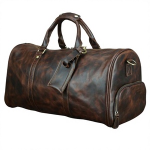 Bolso de Viaje Personalizado B S International, Diseño Vintage, Piel Auténtica con Patrón de Cocodrilo, Cierre de Cremallera, Calidad Premium, Ligero - Product Image 4